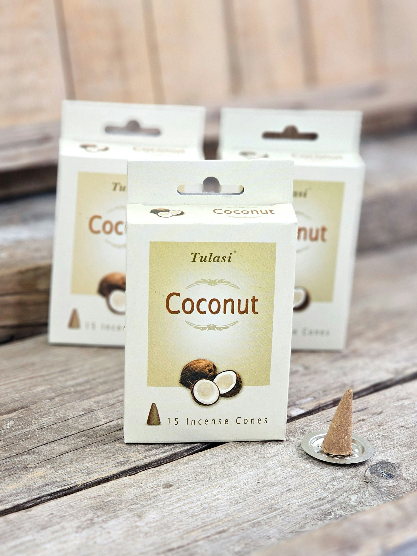 Tulasi - Coconut, rökelsekoner