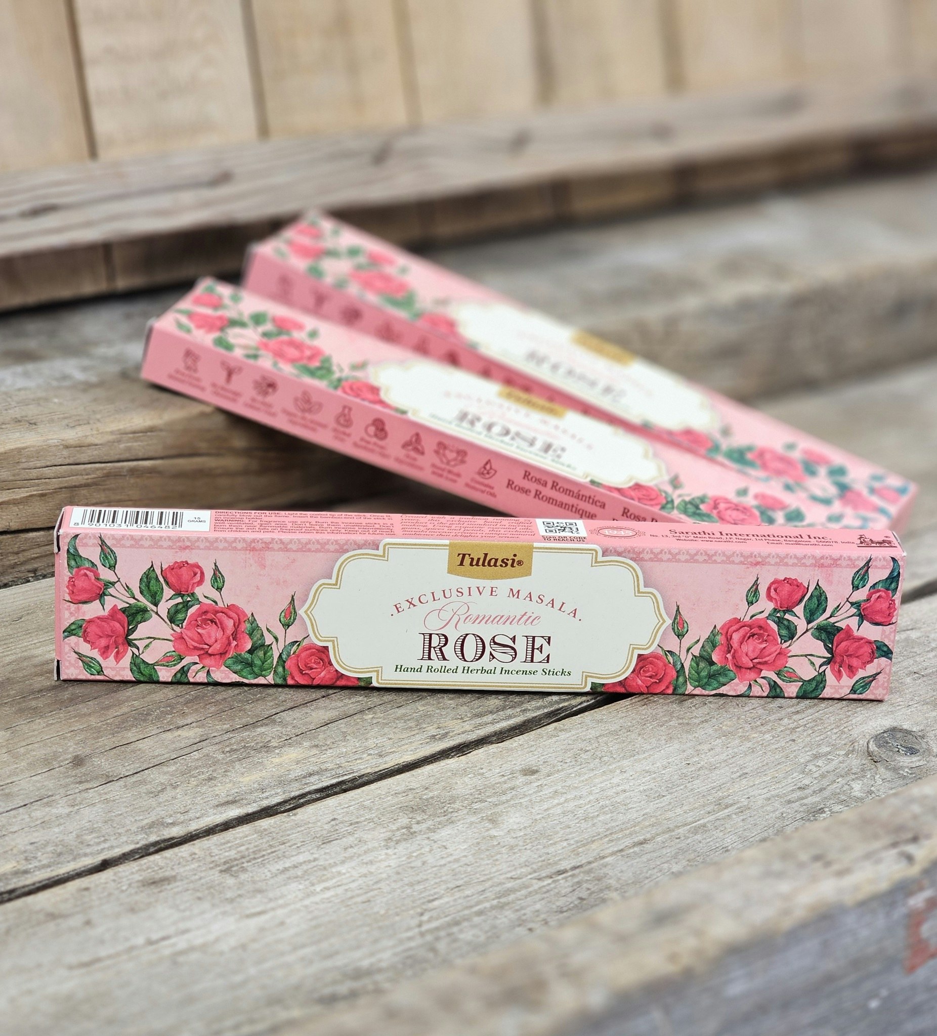 Tulasi - Exclusive Rose, rökelsepinnar