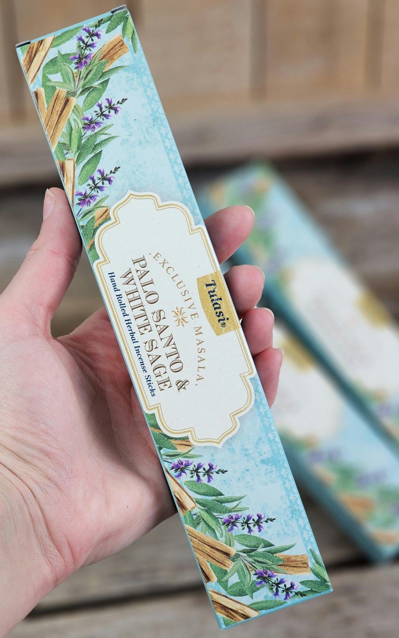 Tulasi - Exclusive Palo Santo & White Sage, rökelsepinnar