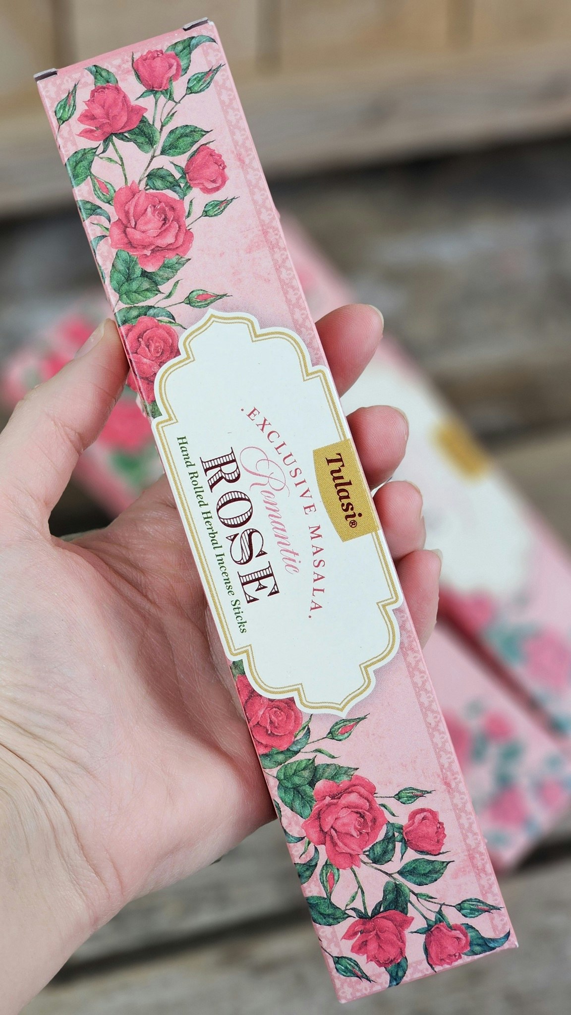 Tulasi - Exclusive Rose, rökelsepinnar