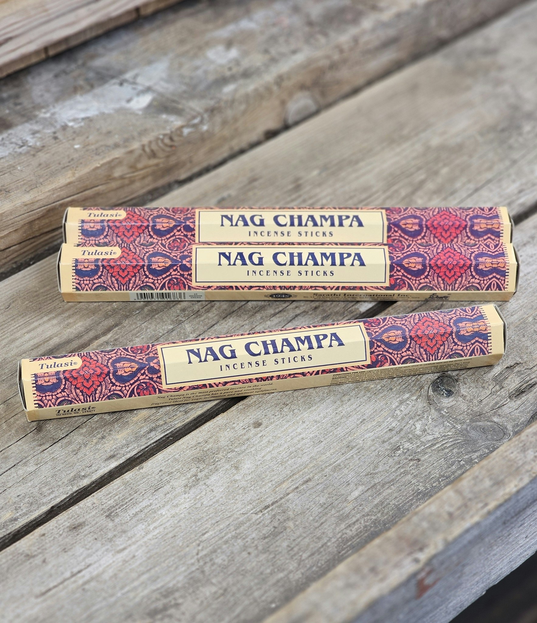 Tulasi - Nag Champa (hexa), rökelsepinnar