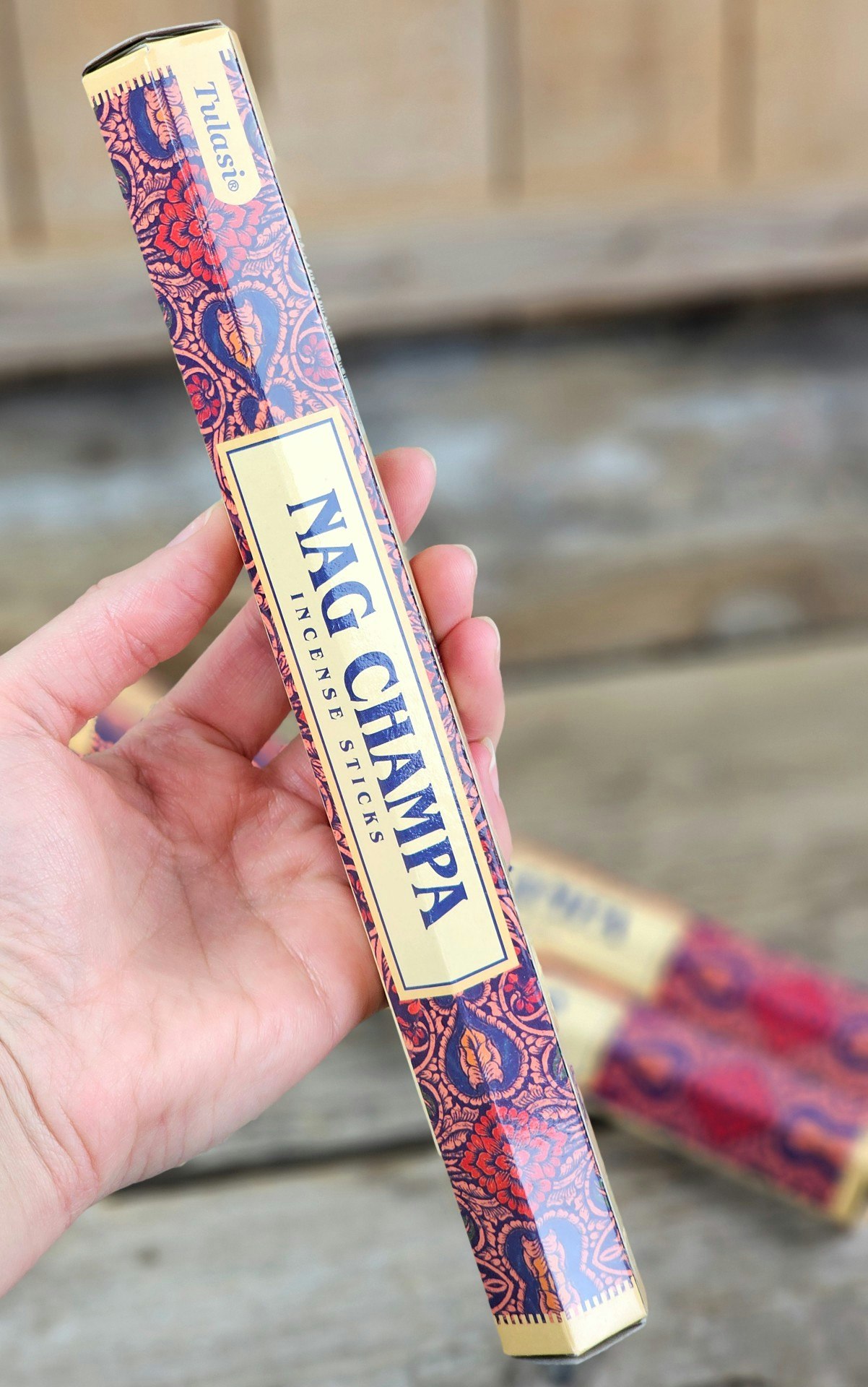 Tulasi - Nag Champa (hexa), rökelsepinnar