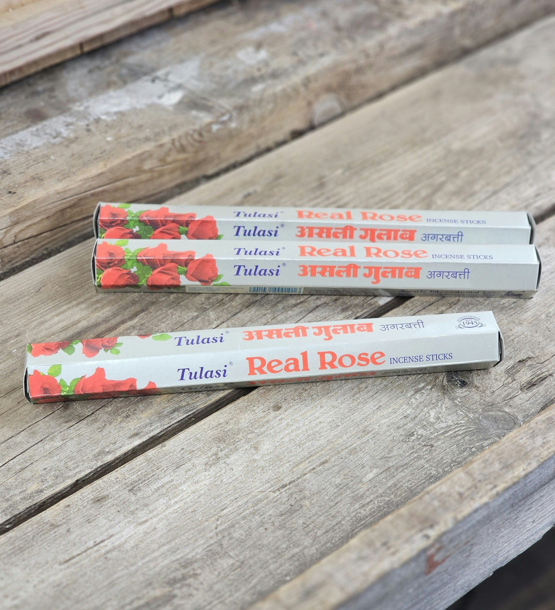 Tulasi - Real Rose, rökelsepinnar