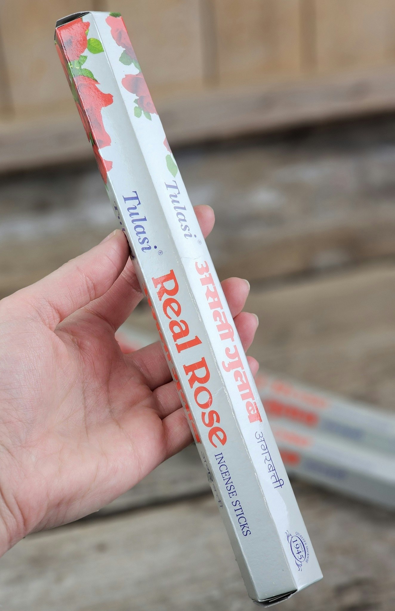 Tulasi - Real Rose, rökelsepinnar