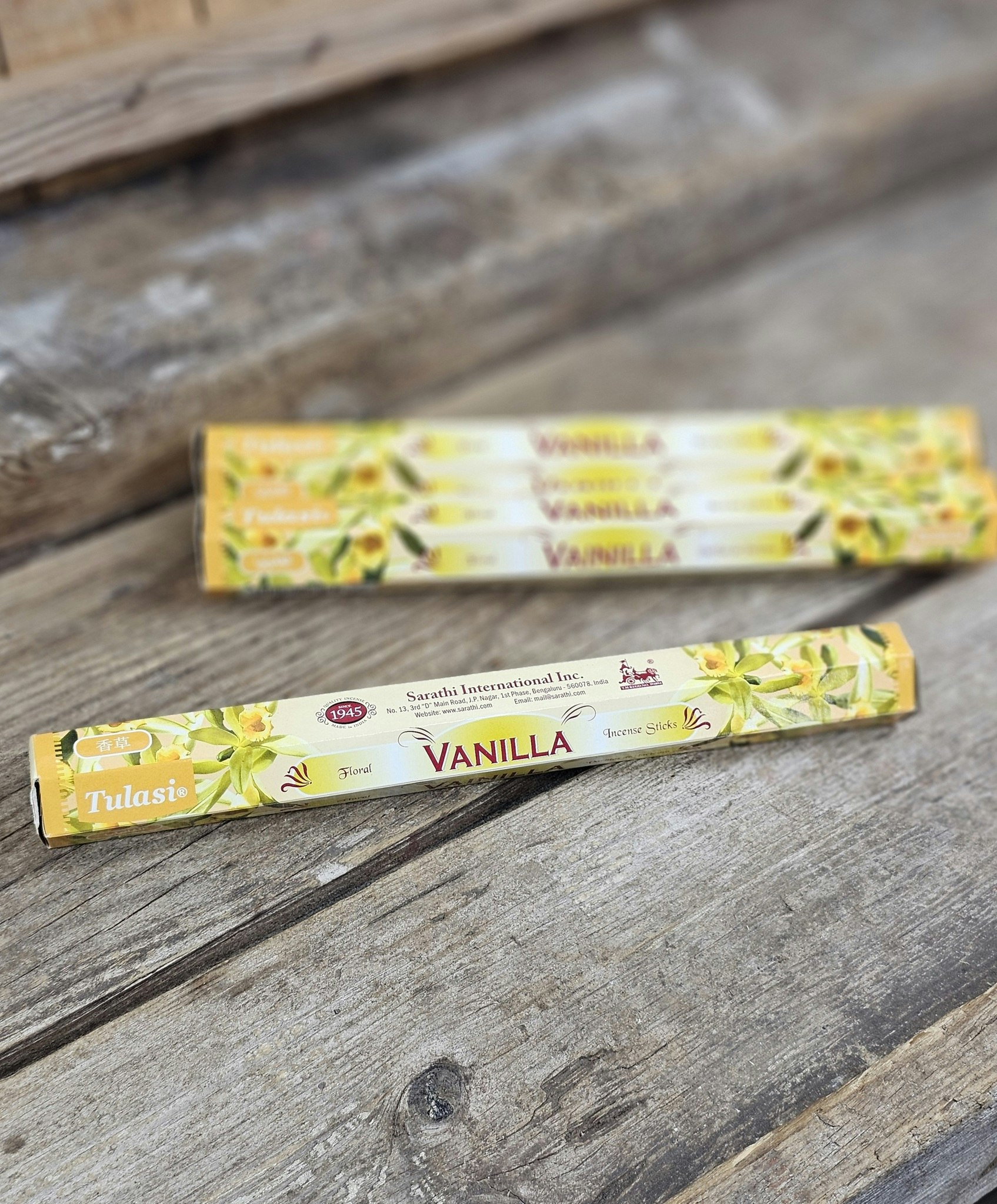 Tulasi - Vanilla, rökelsepinnar