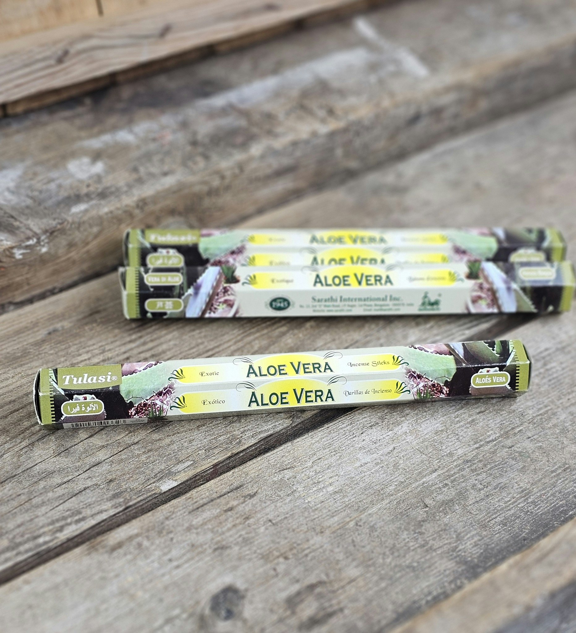 Tulasi - Aloe Vera, rökelsepinnar