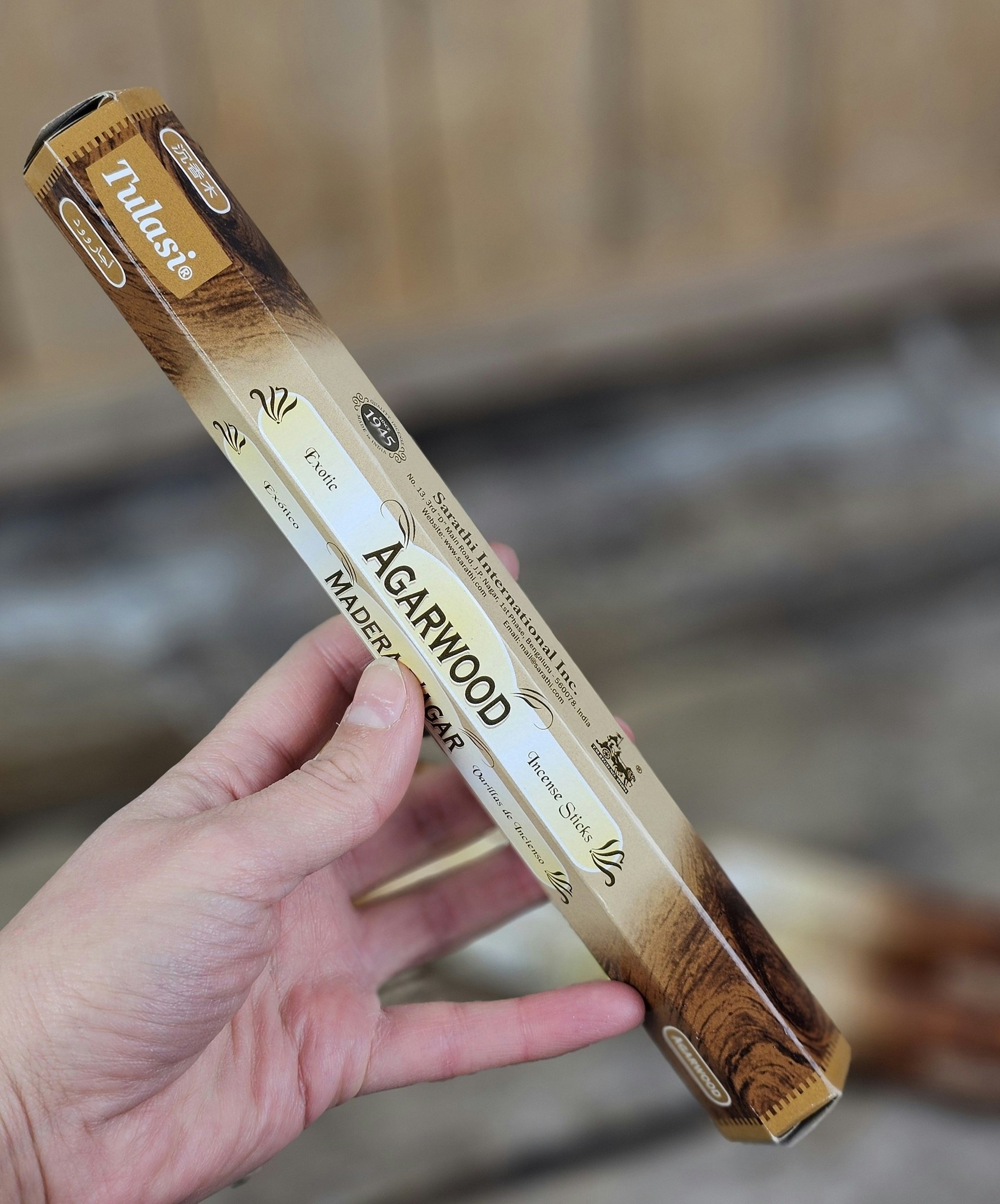 Tulasi - Agarwood, rökelsepinnar