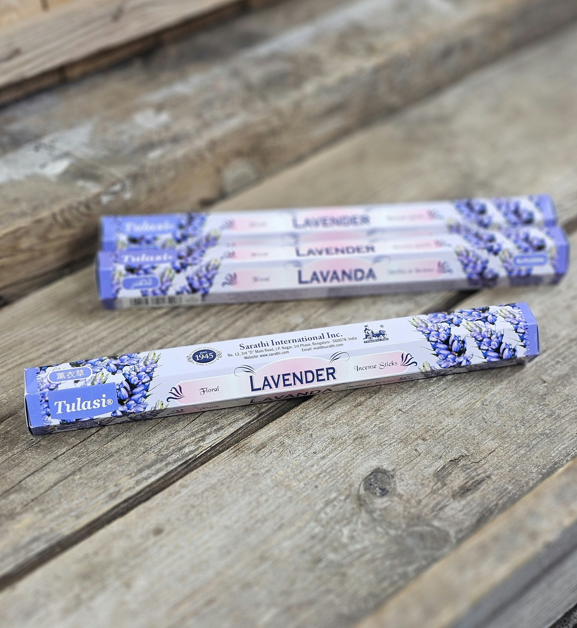 Tulasi - Lavender, rökelsepinnar
