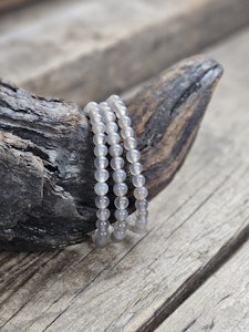 Agat, armband 6mm runda pärlor