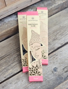 Aromanza - Tibetanos Slim, Real Rose, rökelsepinnar