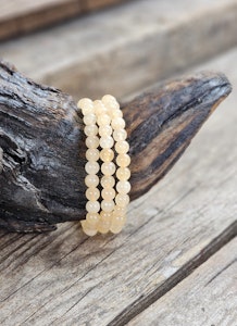 Gul Aventurin, armband 6mm runda pärlor