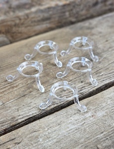 Klotställ, transparent
