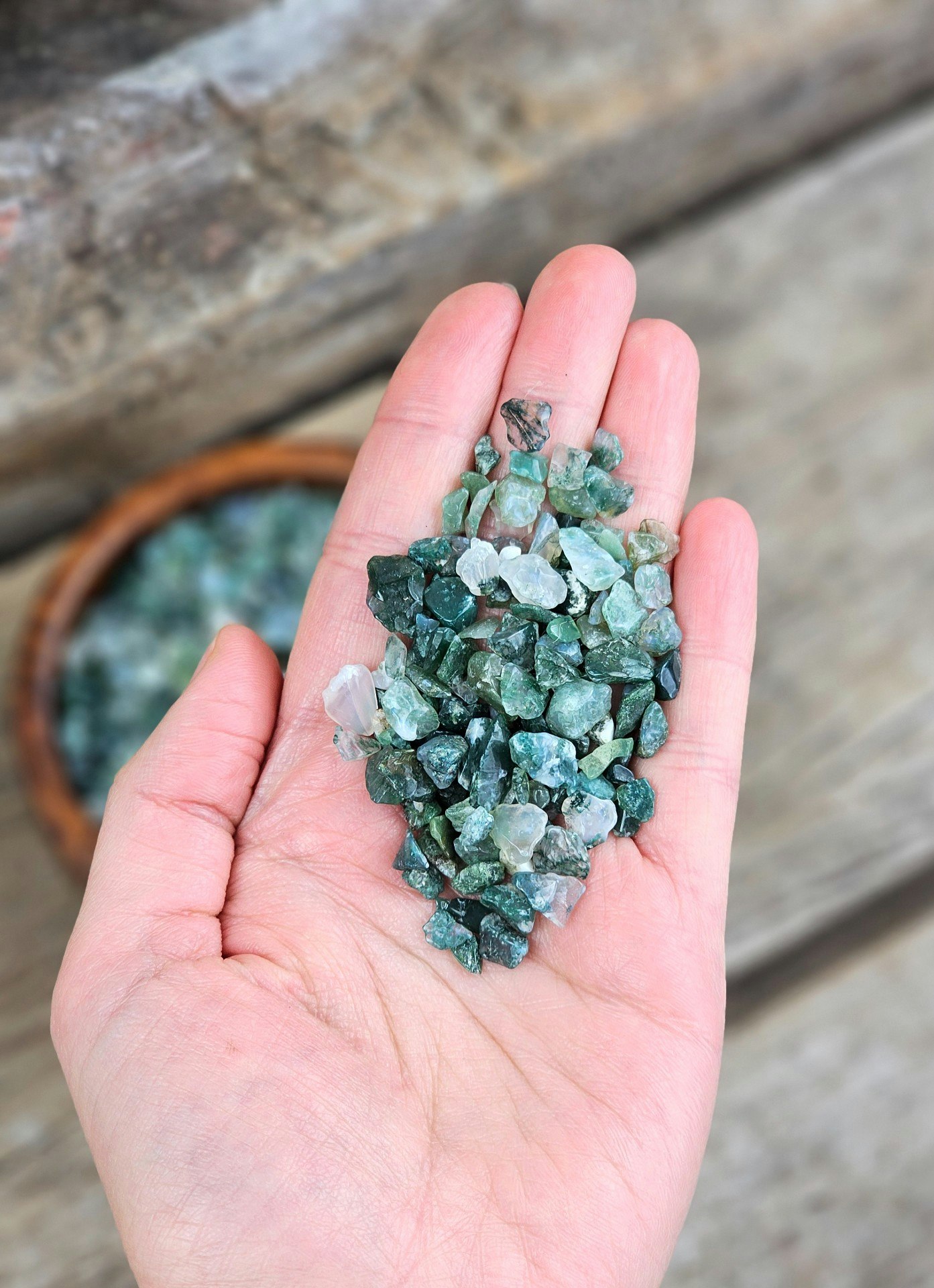Mossagat, kristallchips