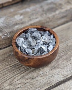 Rutilkvarts, små trumlade