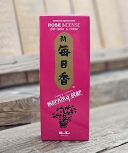 Morning Star - Rose, rökelsepinnar storpack