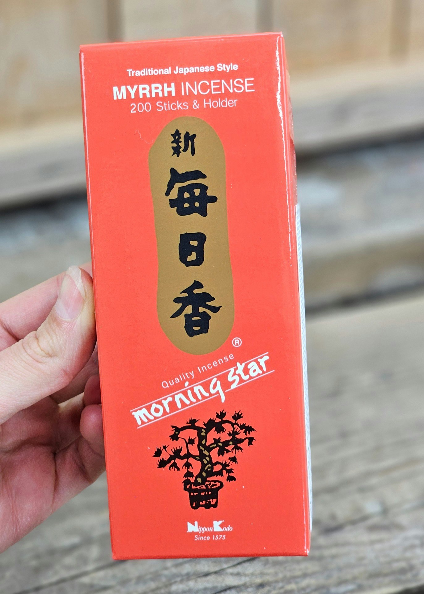 Morning Star - Myrrh, rökelsepinnar storpack