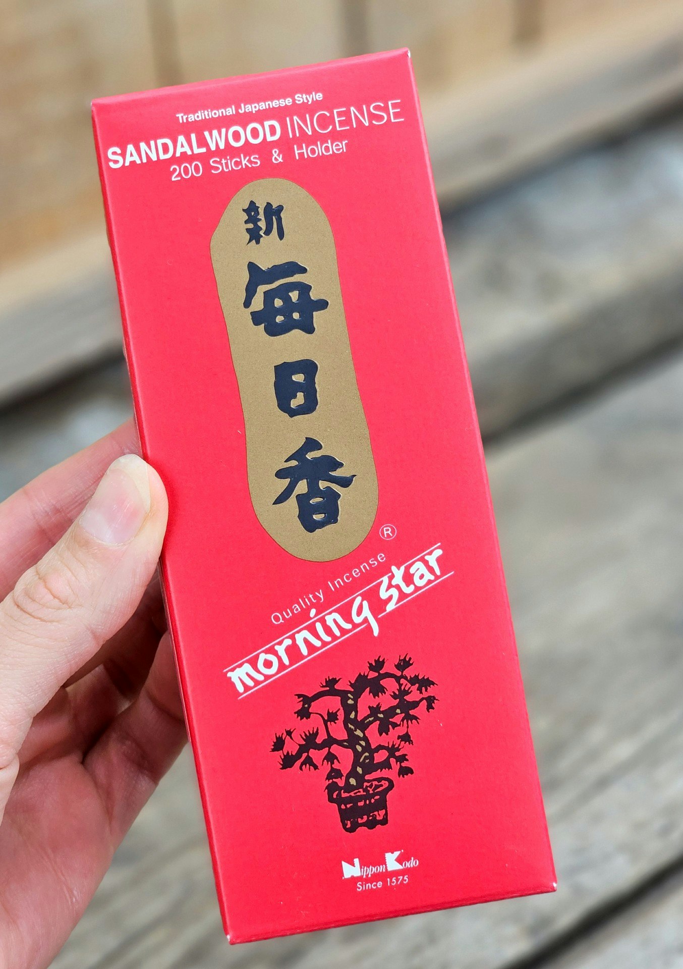 Morning Star - Sandalwood, rökelsepinnar storpack