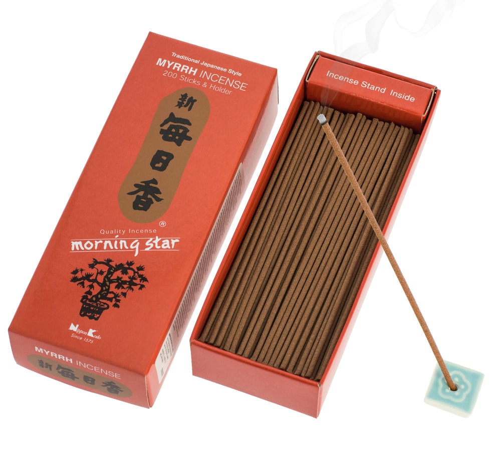 Morning Star - Myrrh, rökelsepinnar storpack