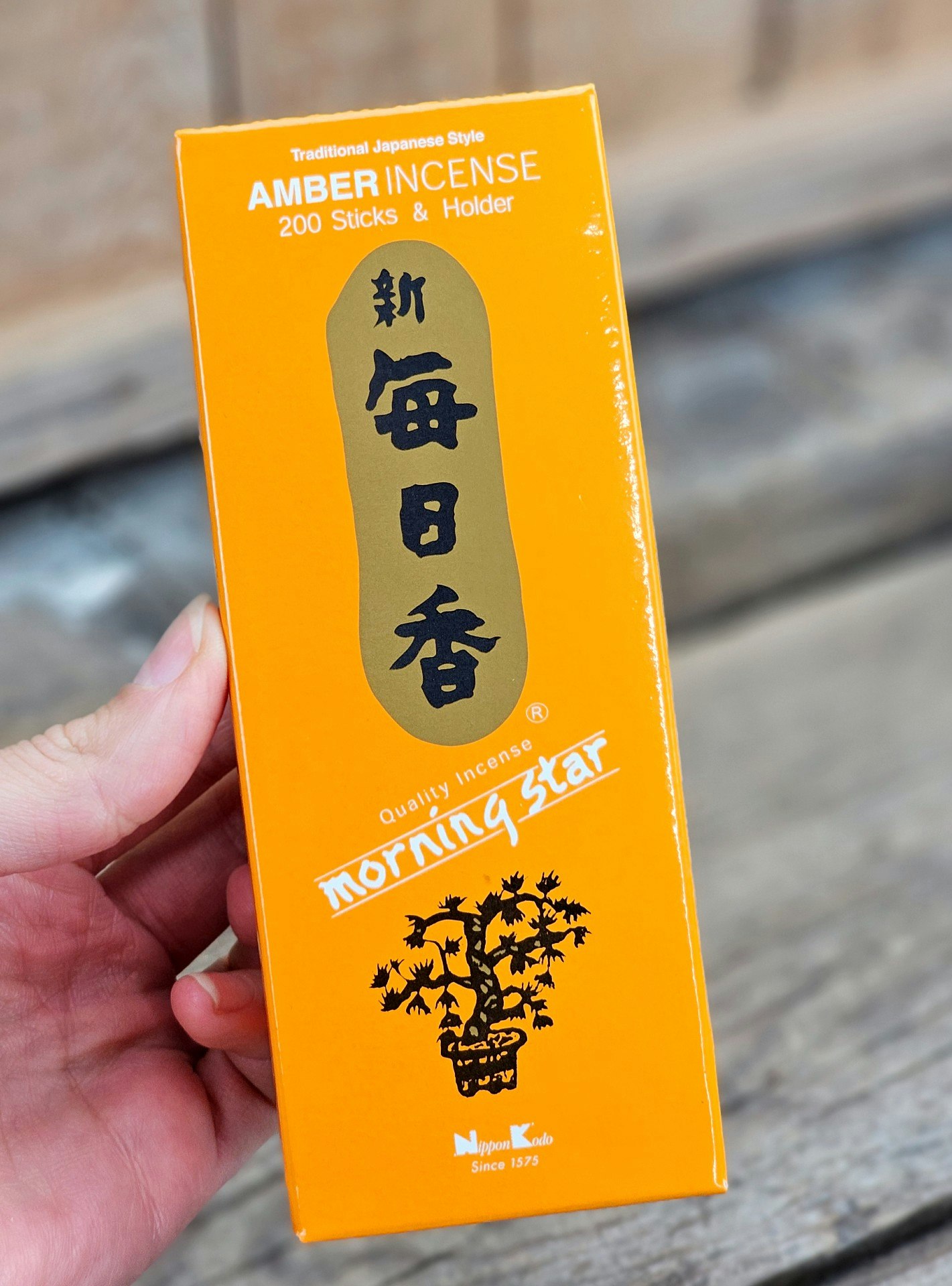 Morning Star - Amber, rökelsepinnar storpack