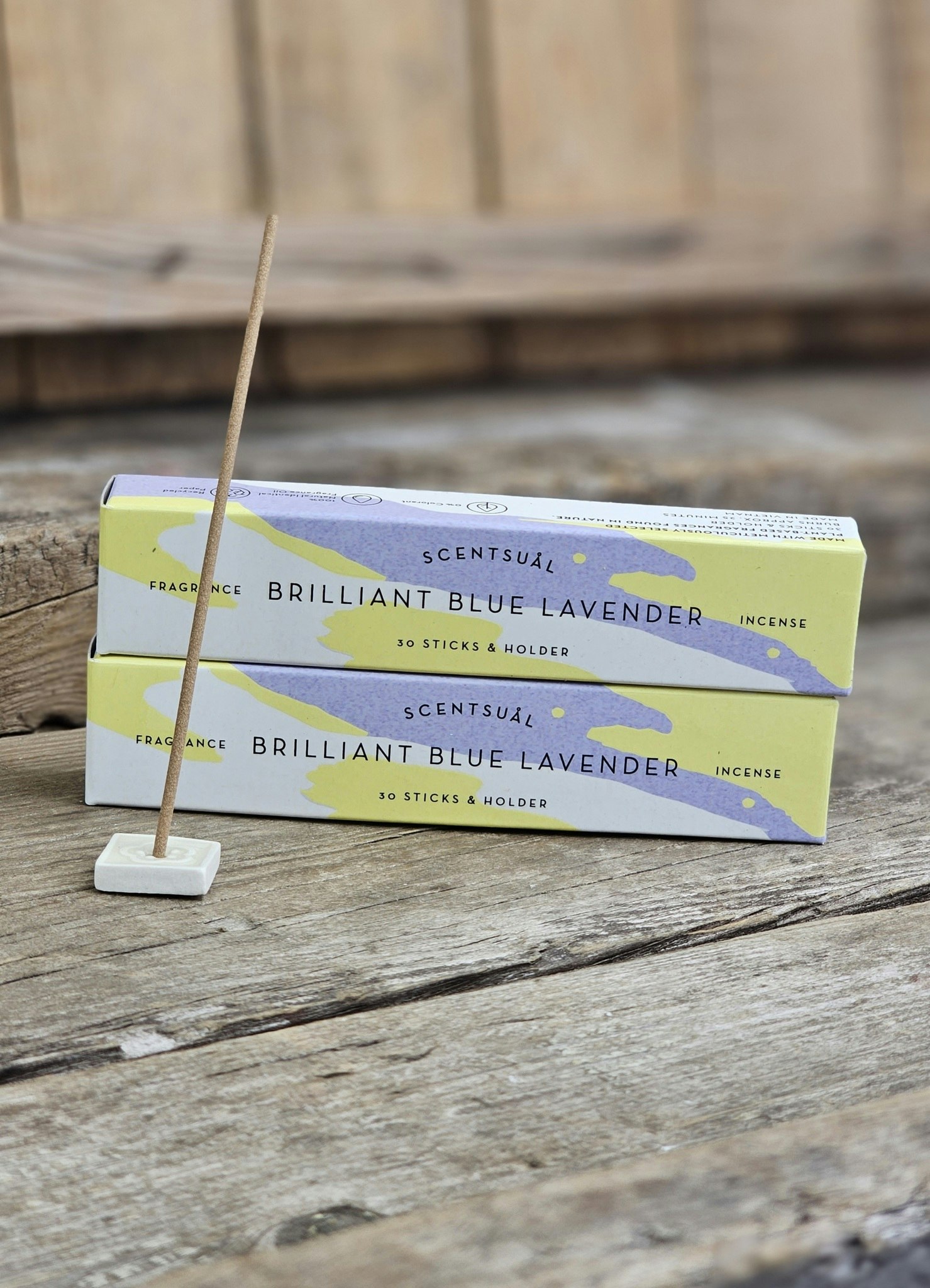 Scentsual - Brilliant Blue Lavender, rökelsepinnar