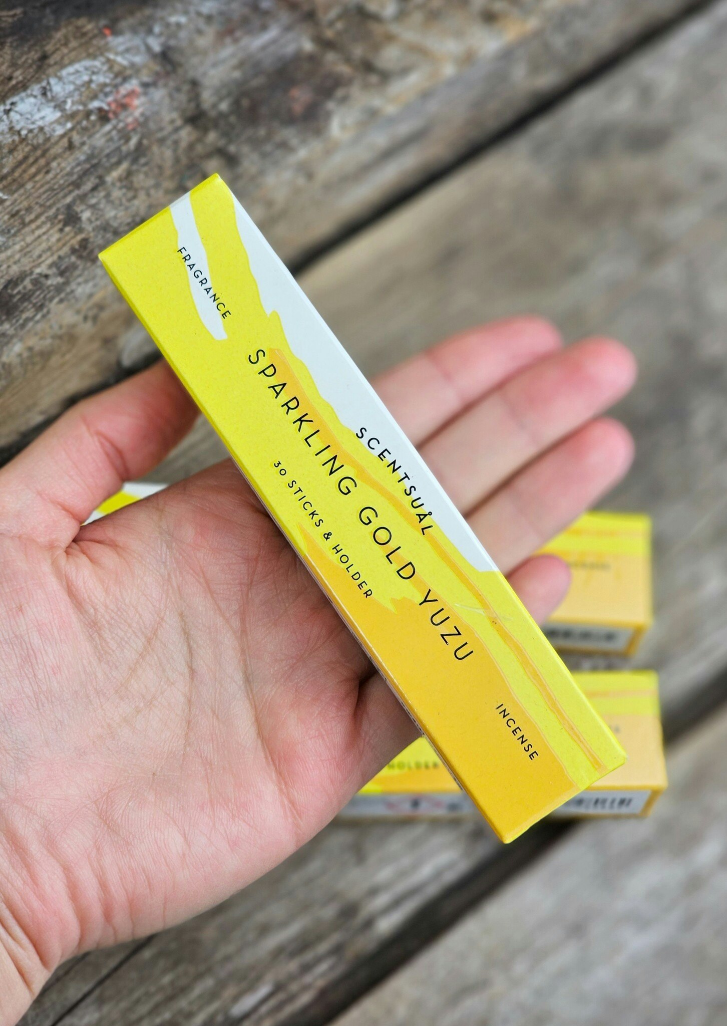 Scentsual - Sparkling Gold Yuzu, rökelsepinnar