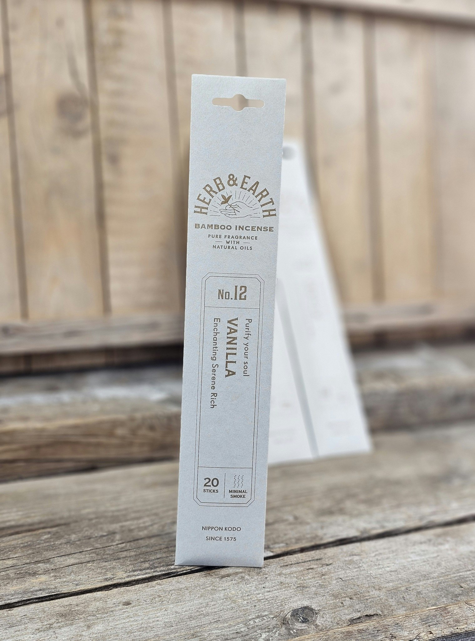 Herb & Earth - Vanilla, rökelsepinnar