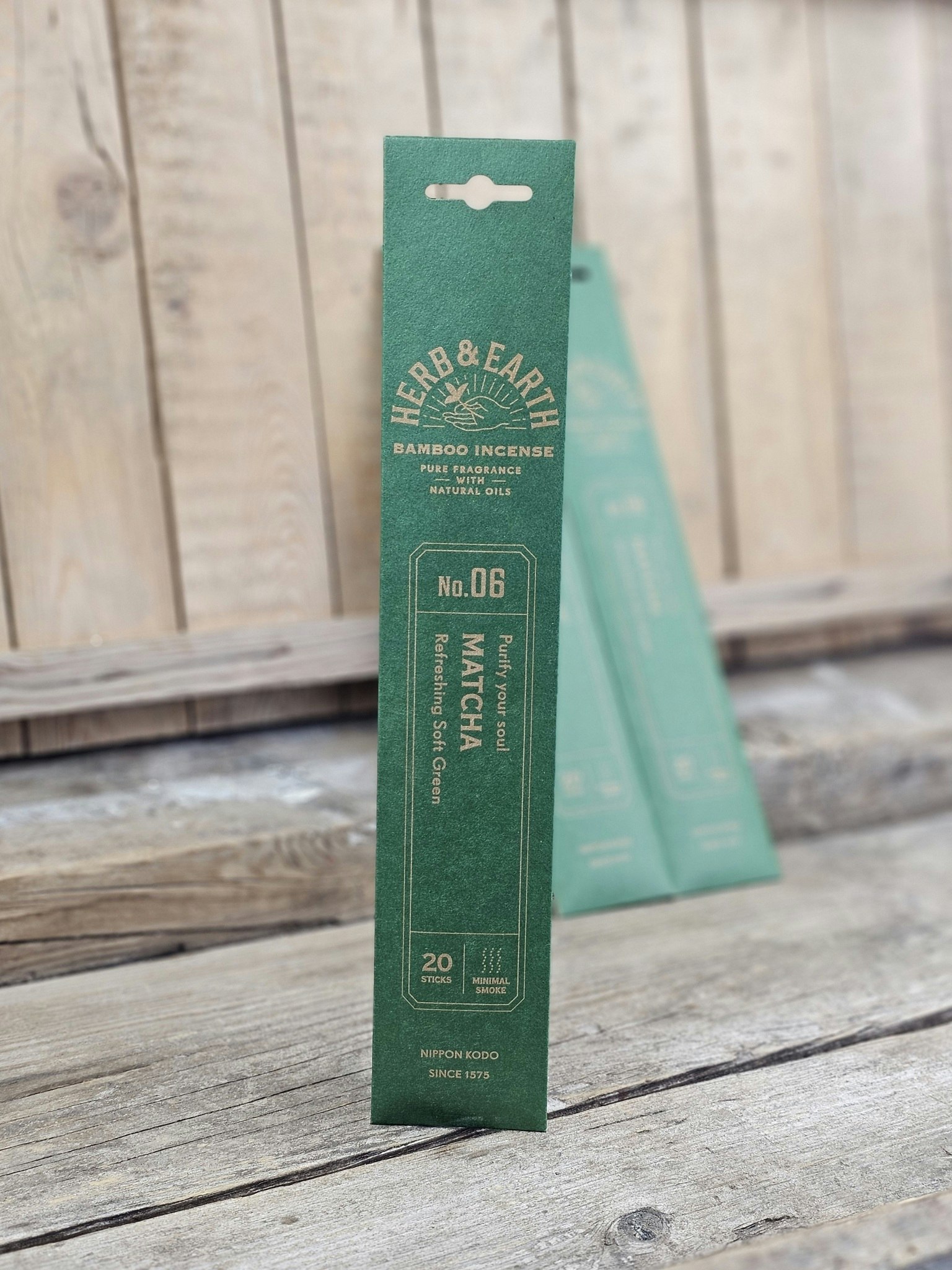 Herb & Earth - Matcha, rökelsepinnar