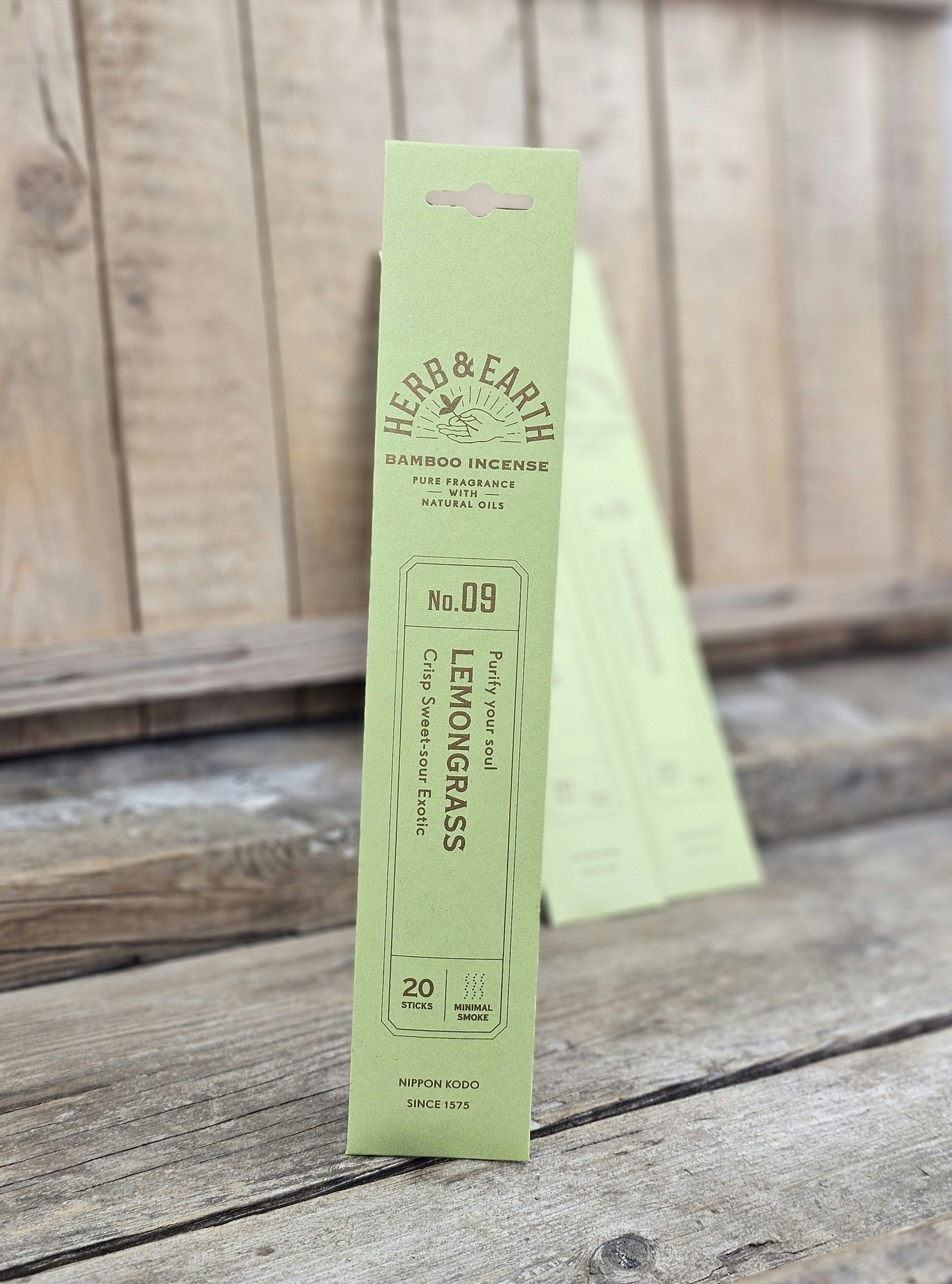 Herb & Earth - Lemongrass, rökelsepinnar