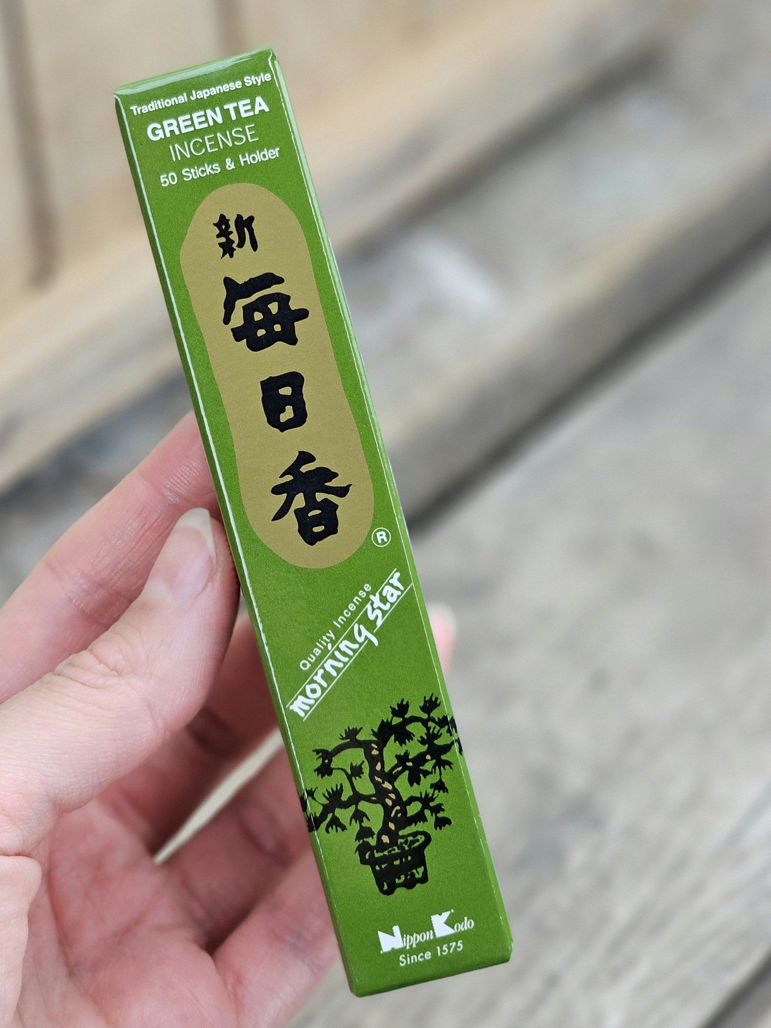 Morning Star - Green tea, rökelsepinnar