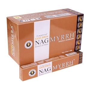 Vijayshree - Golden Nag Myrrh, rökelsepinnar