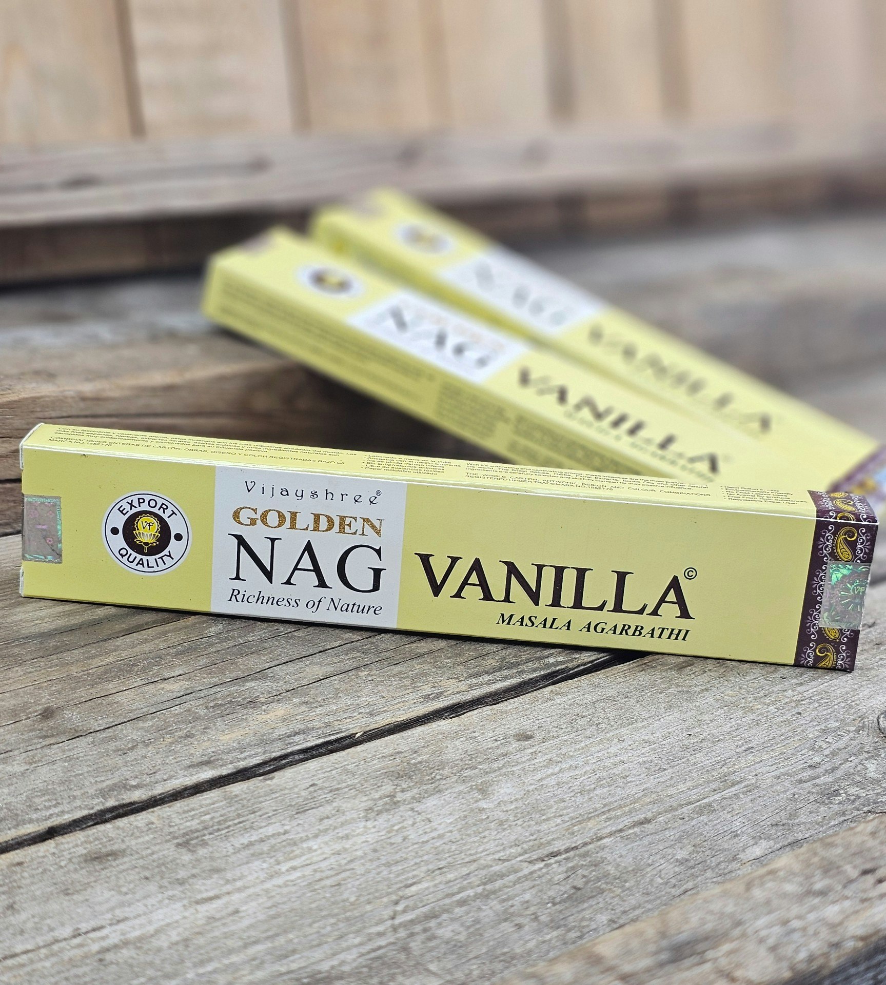 Vijayshree - Golden Nag Vanilla, rökelsepinnar