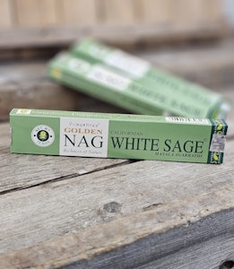 Vijayshree - Golden Nag White Sage, rökelsepinnar