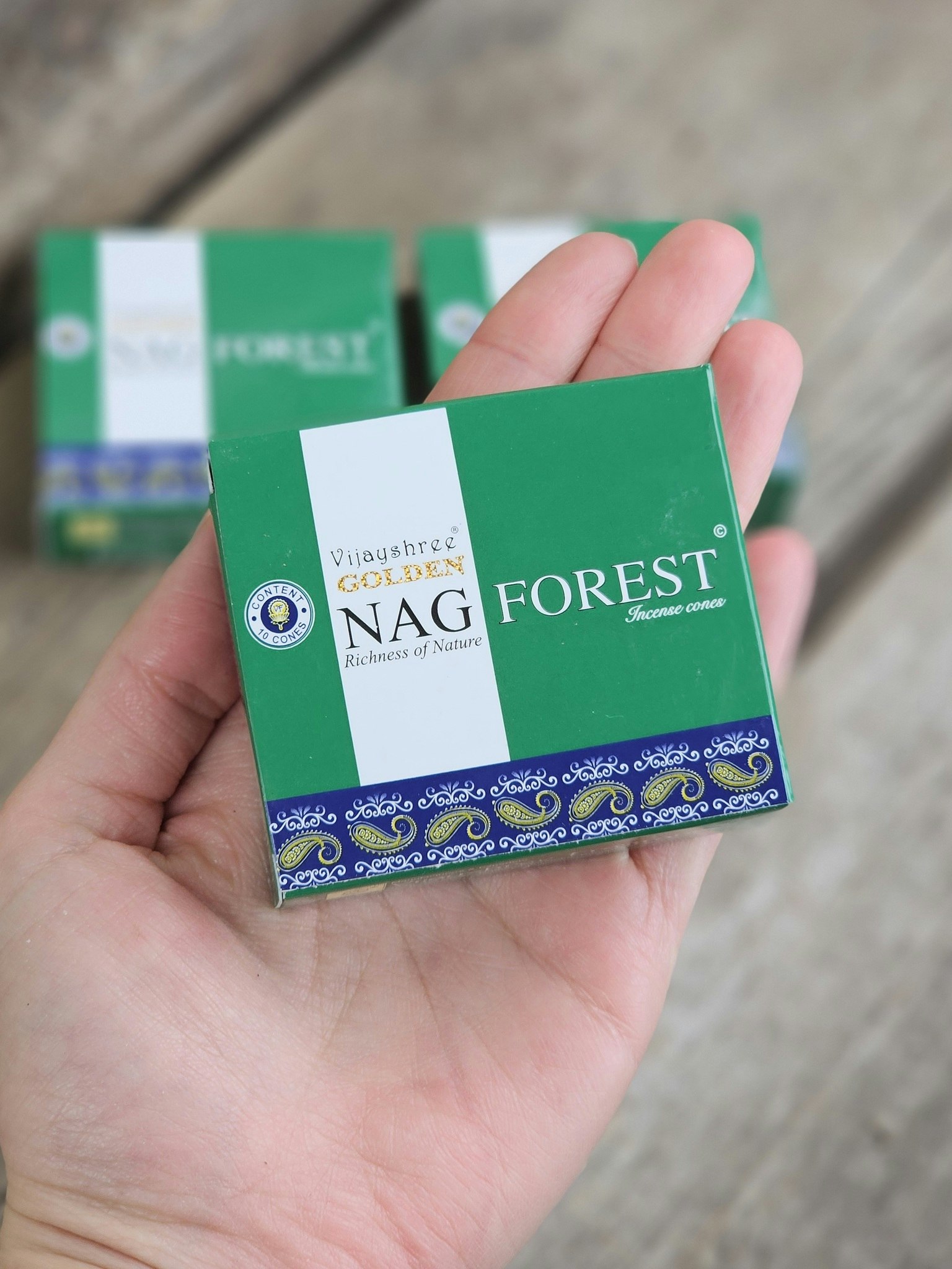 Vijayshree - Golden Nag Forest, rökelsekoner