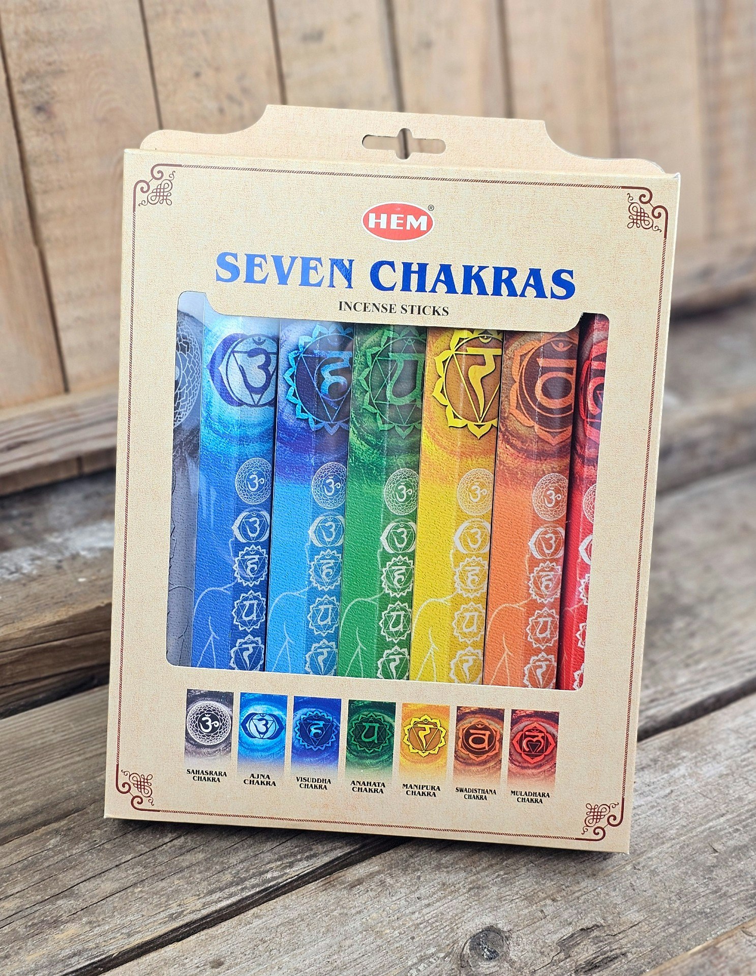HEM - Presentförpackning Seven Chakras, rökelsepinnar