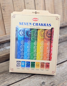HEM - Presentförpackning Seven Chakras, rökelsepinnar