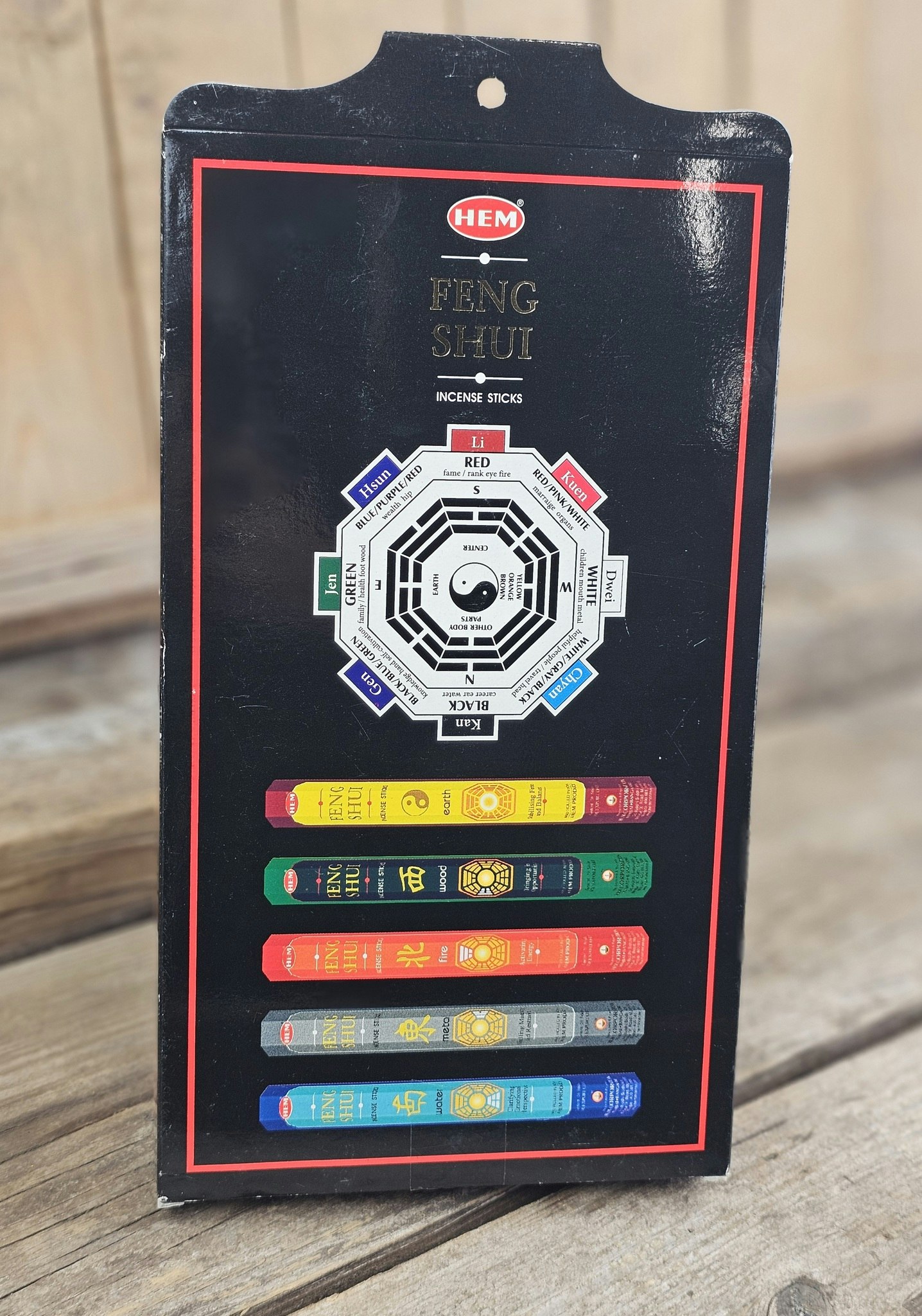 HEM - Presentförpackning Feng Shui, rökelsepinnar