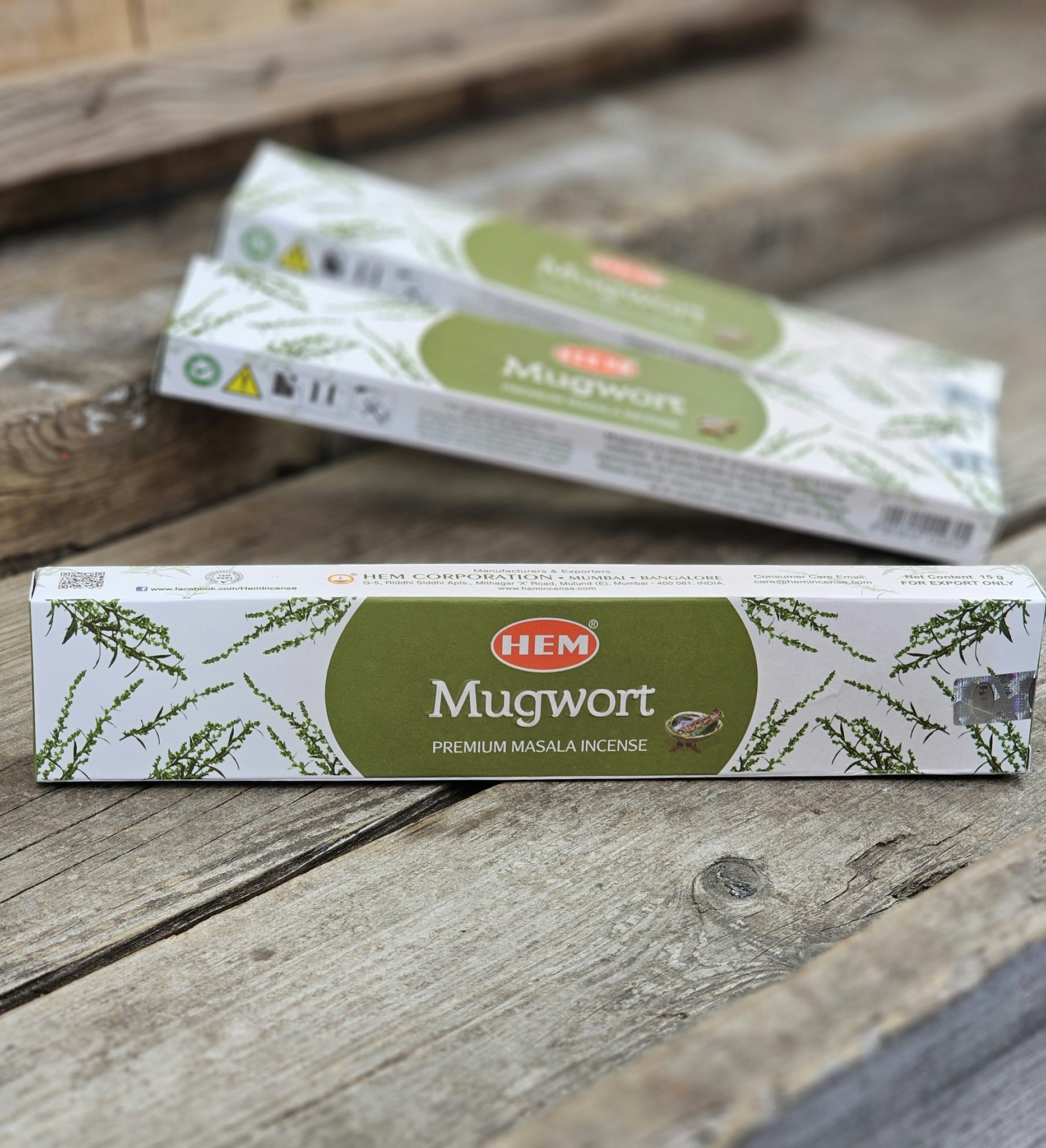 HEM - Mugwort Premium Masala Incense, rökelsepinnar