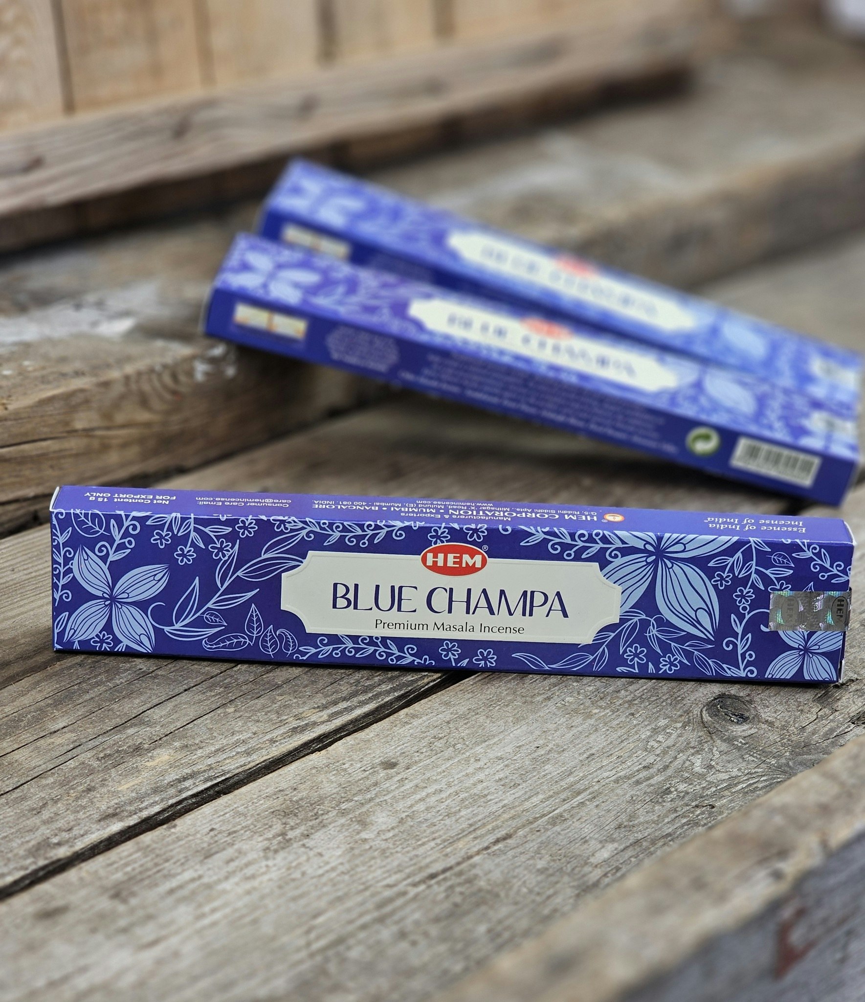 HEM - Blue Champa Premium Masala Incense, rökelsepinnar