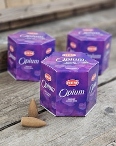 HEM - Opium, rökelsekoner backflow