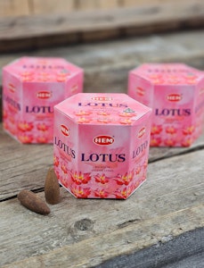 HEM - Lotus, rökelsekoner backflow