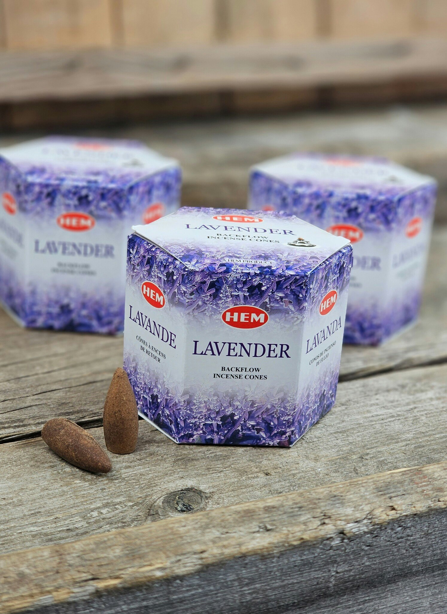 HEM - Lavender, rökelsekoner backflow