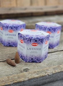 HEM - Lavender, rökelsekoner backflow