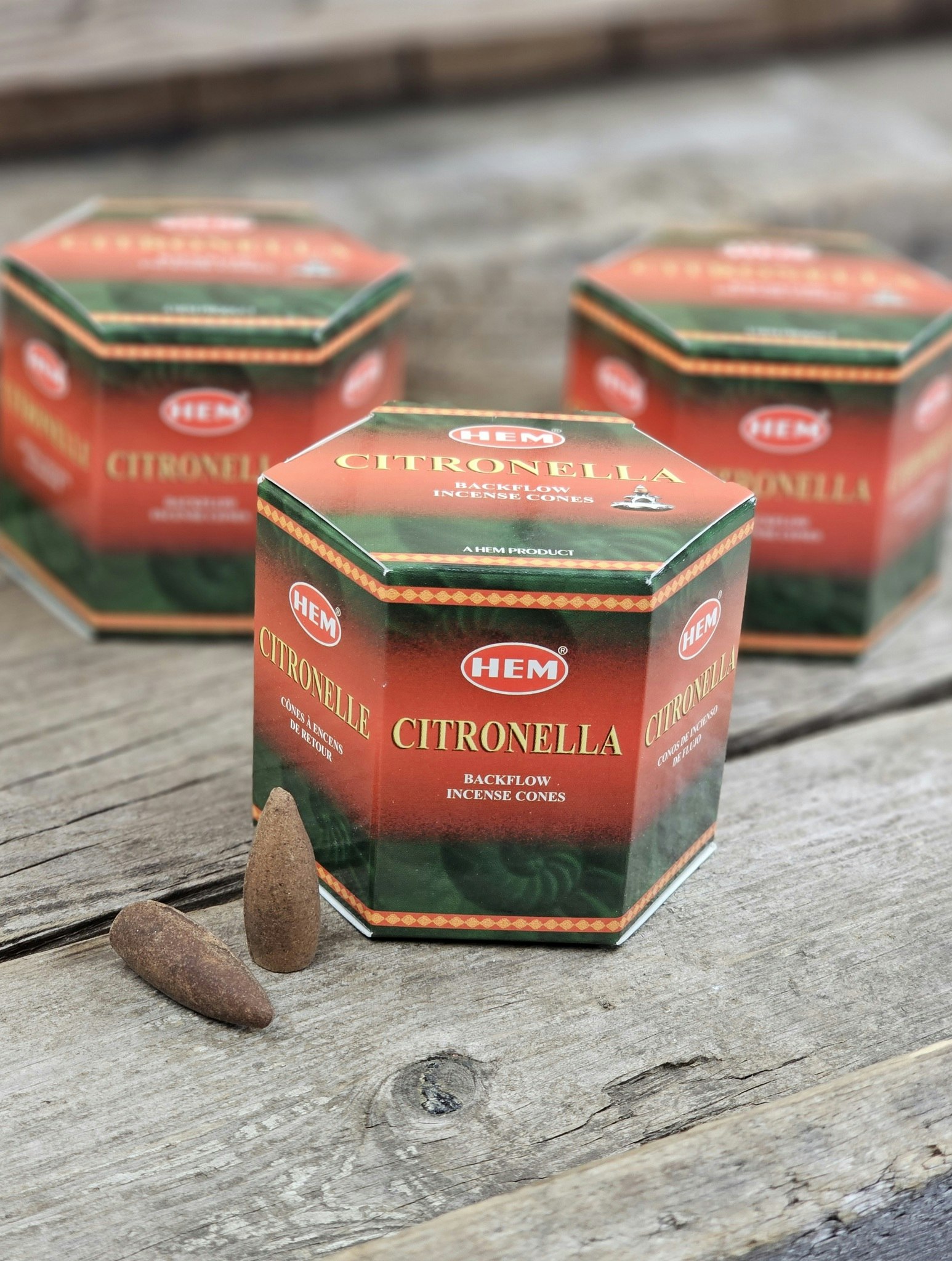 HEM - Citronella, rökelsekoner backflow