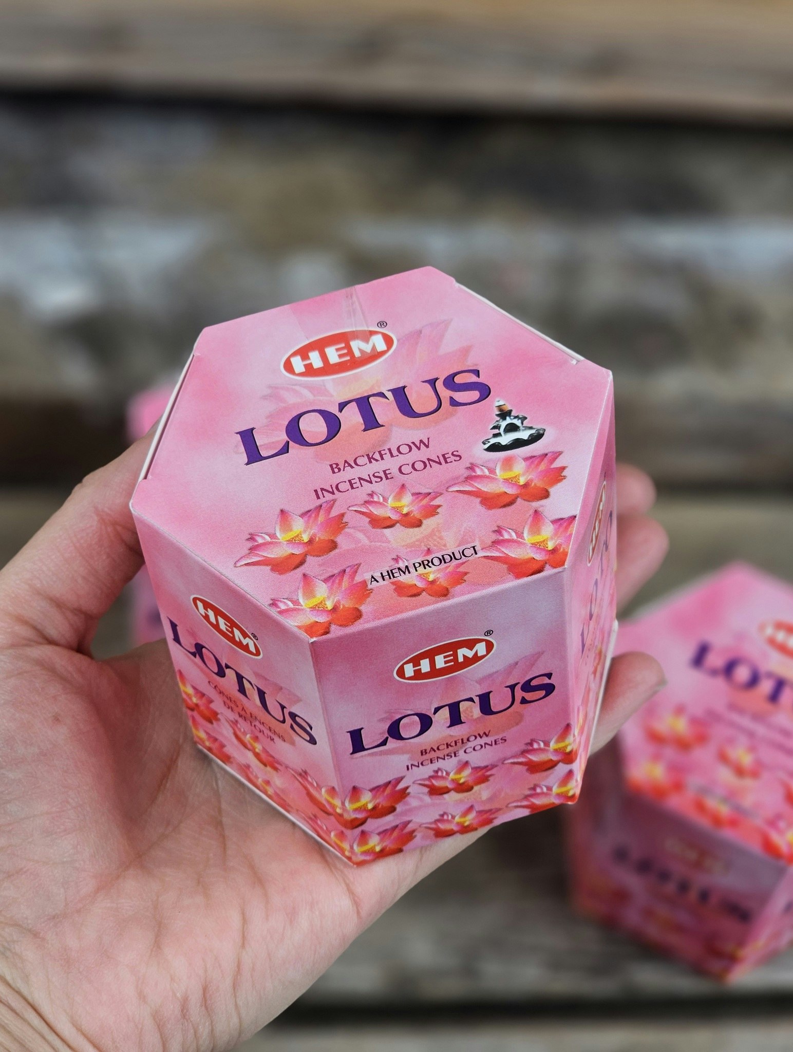 HEM - Lotus, rökelsekoner backflow