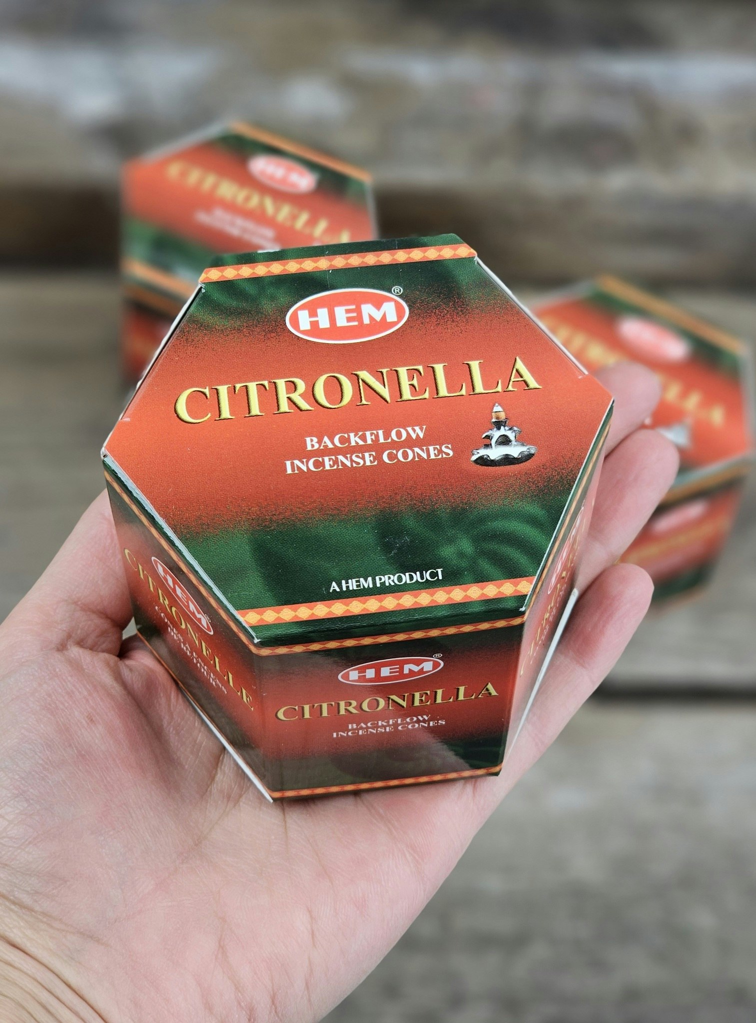 HEM - Citronella, rökelsekoner backflow