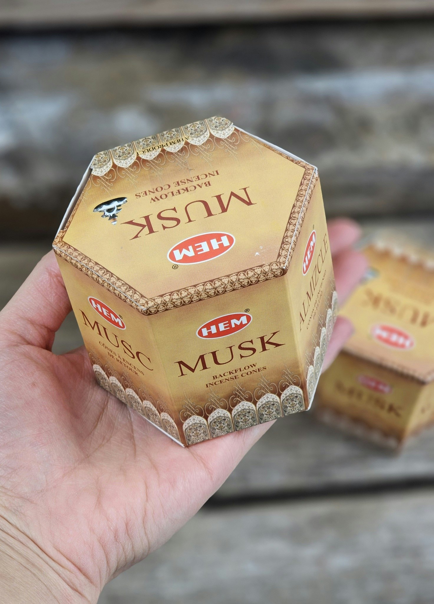 HEM - Musk, rökelsekoner backflow