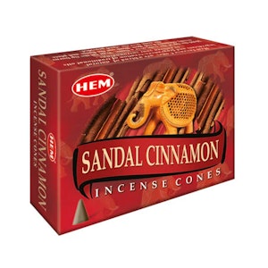 HEM - Sandal Cinnamon, rökelsekoner