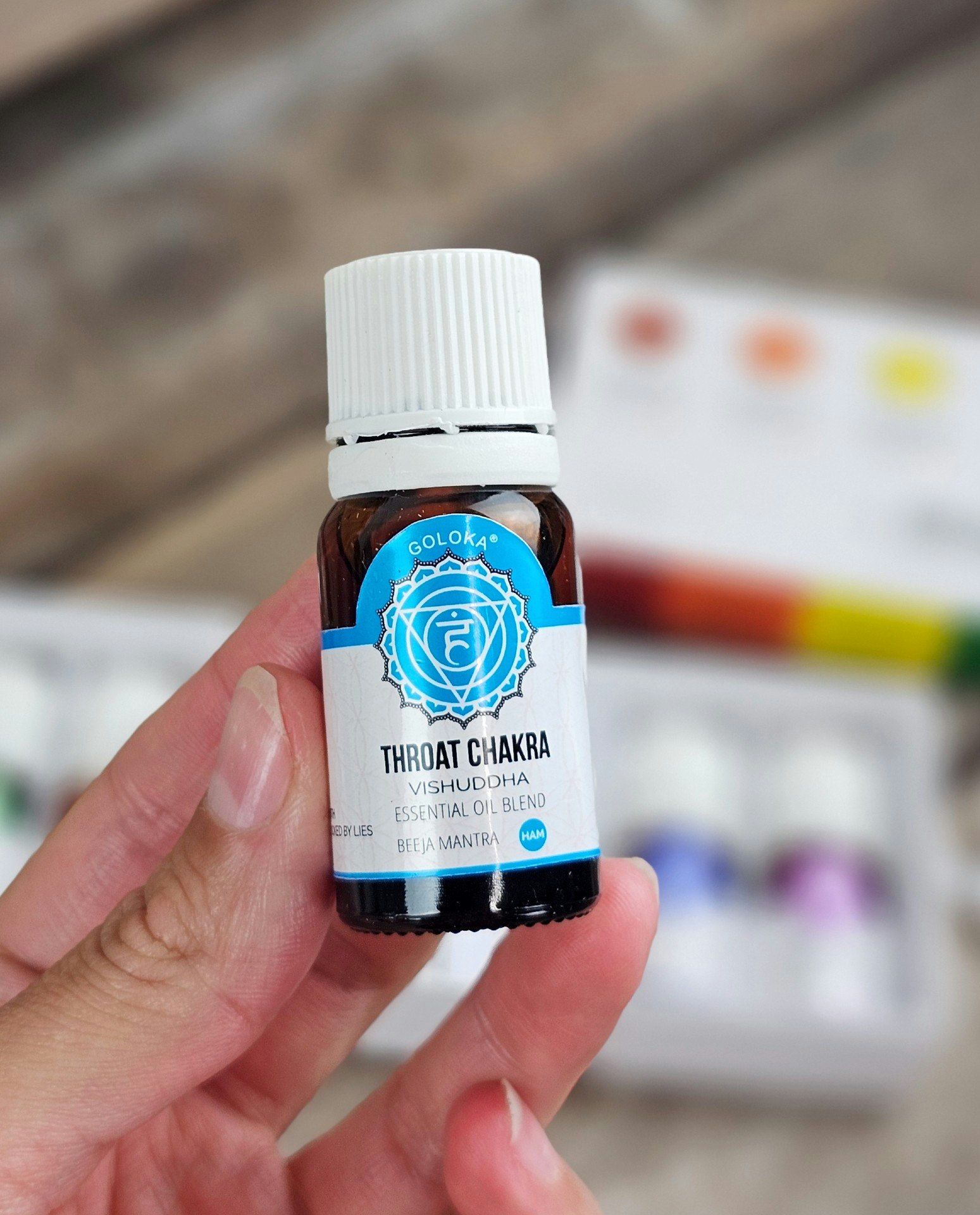 Goloka - 7 Chakra presentförpackning, Eterisk olja Aromaterapi