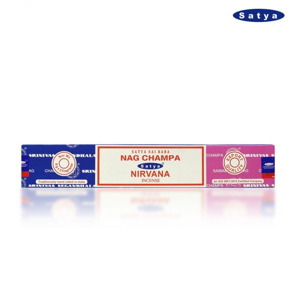 Satya Sai Baba Combo Serie - Nag Champa & Nirvana, rökelsepinnar