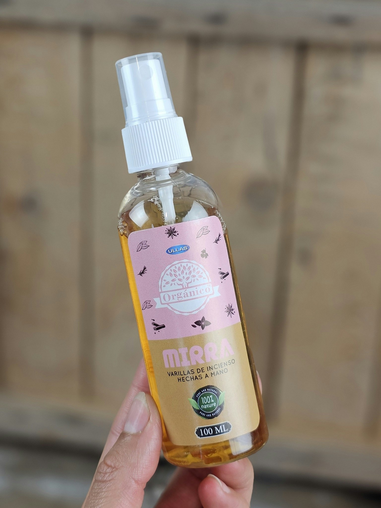 Ullas Orgánico - Myrrh (Myrra), Aromaspray